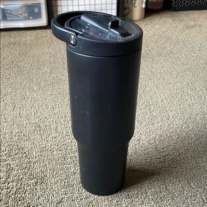 Black Insulated Tumbler with Lid